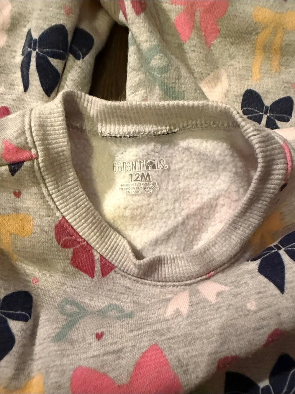 Carter's Girls Fox Graphic Set and Bow Print Sweatshirt Set